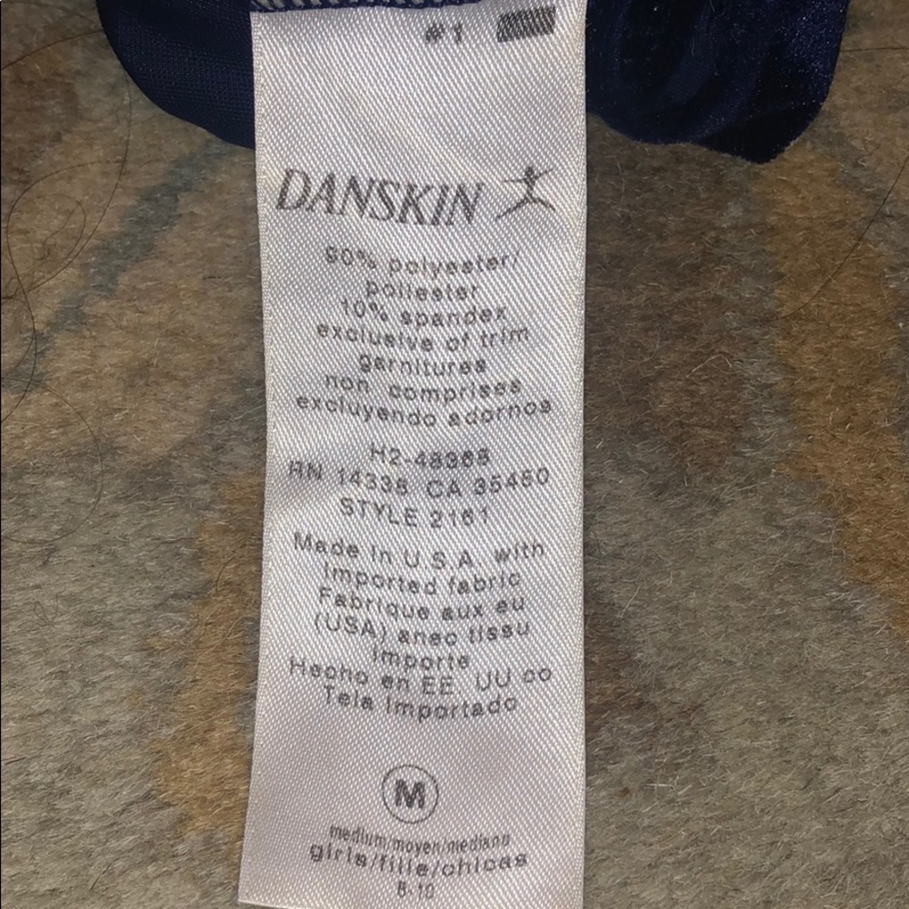 Danskos dk blue velvet unitard - Picture 5 of 6